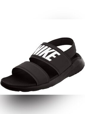 Nike Women’s Tanjun Black and White Sandals